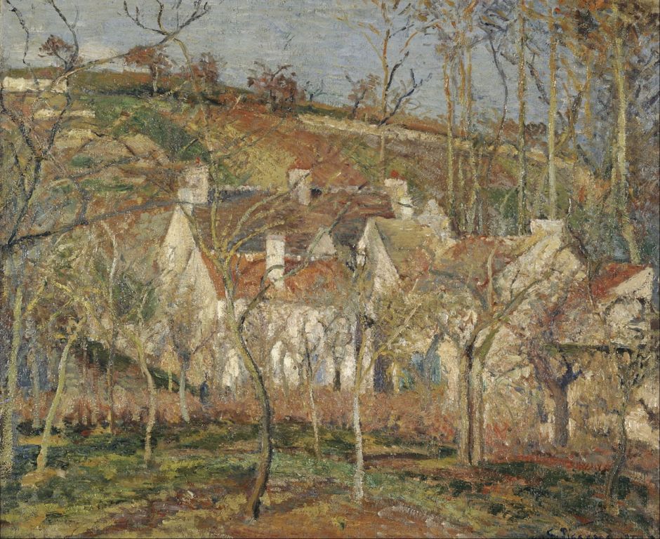 pissarroredroofswinter