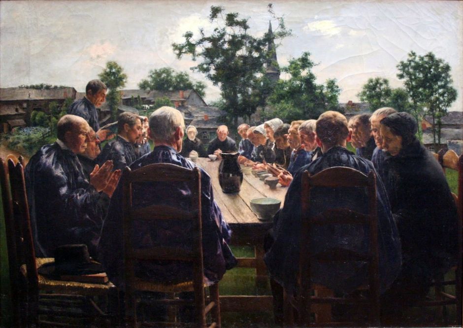 MSKG - Het begrafenismaal - Léon Frédéric (1886)