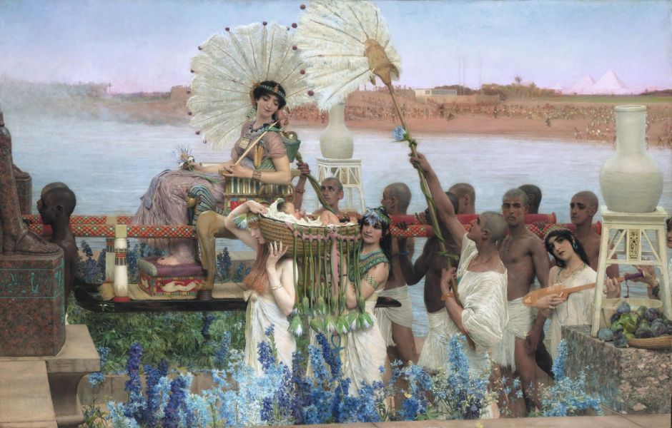 The finding of Moses, by Lawrence Alma Tadema