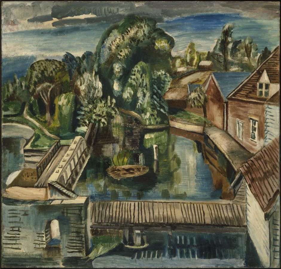 Flatford Mill 1930 by Frances Hodgkins 1869-1947