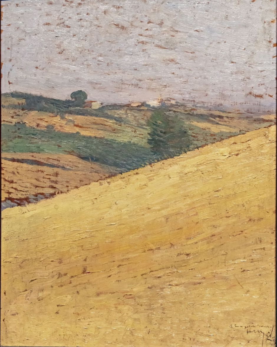 Beaux-Arts de Carcassonne - Paysage du Lauragais 1891 - Henri Martin