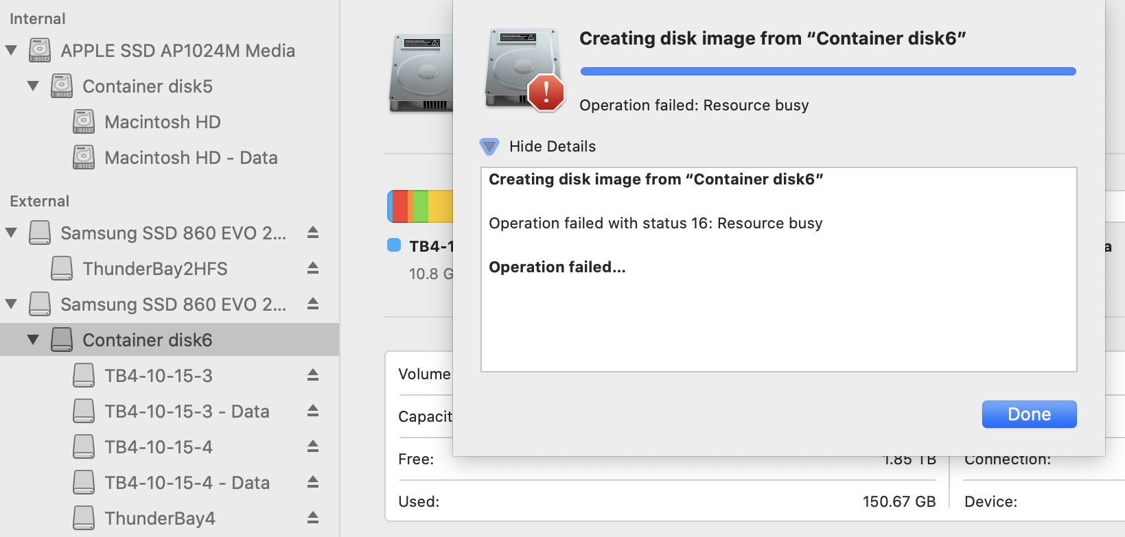 Imaging APFS storage in Disk Utility, and size of the VM volume – The ...