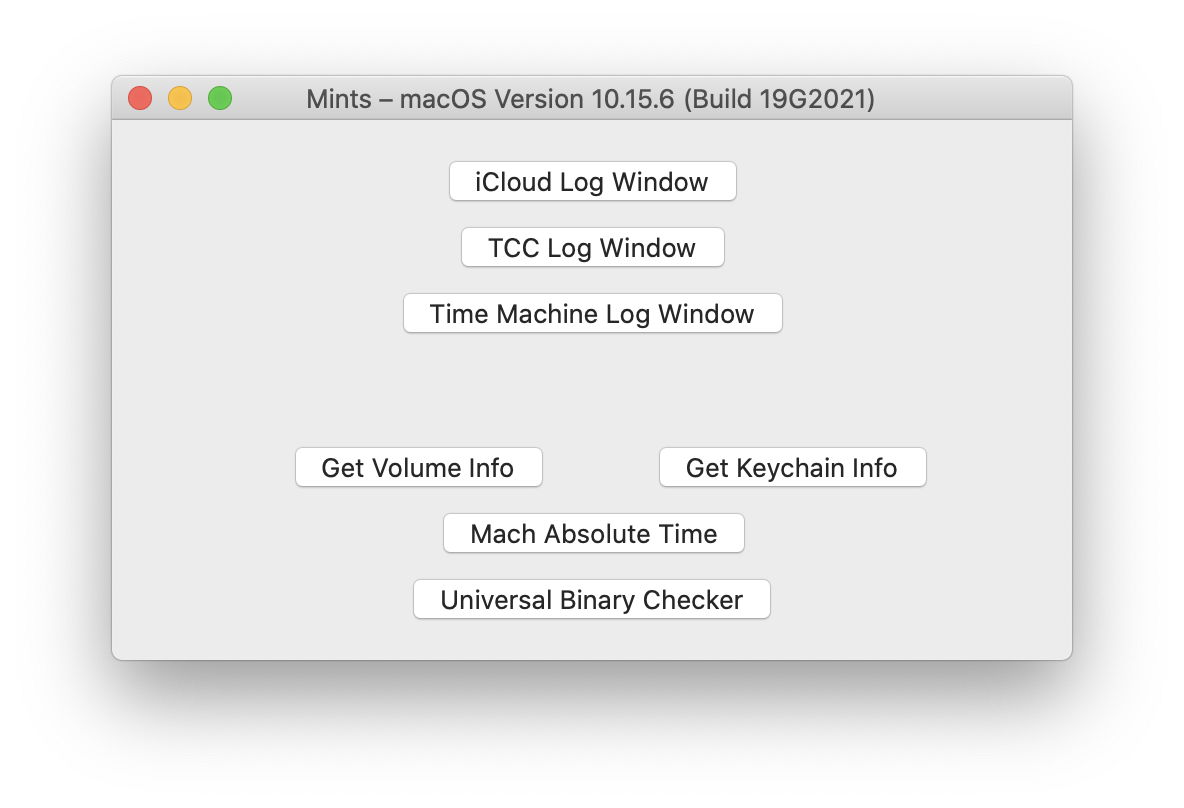 Mints now provides two more tools – The Eclectic Light Company