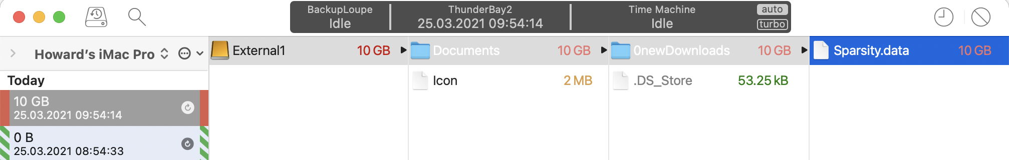 How sparse files can explode backups – The Eclectic Light Company