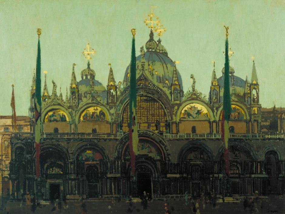 St Mark's, Venice (Pax Tibi Marce Evangelista Meus) 1896 by Walter Richard Sickert 1860-1942