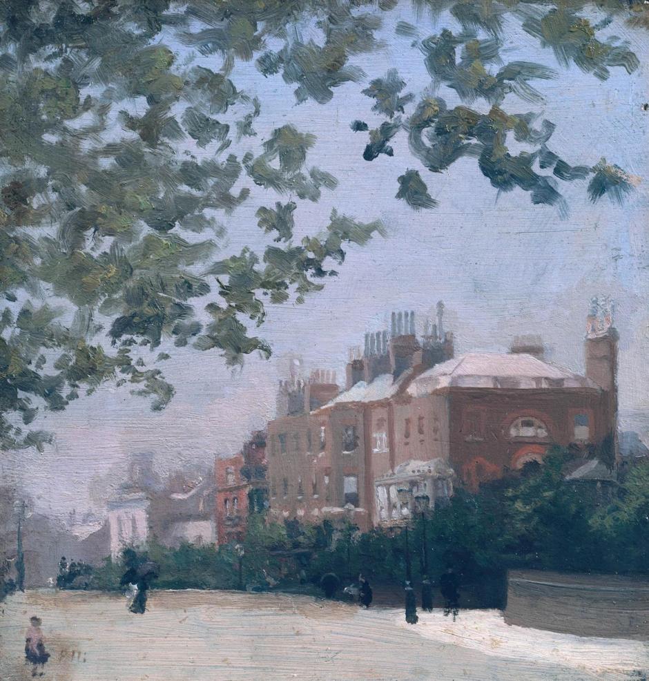 Cheyne Walk: The Corner of Beaufort Street by Paul Maitland 1863-1909