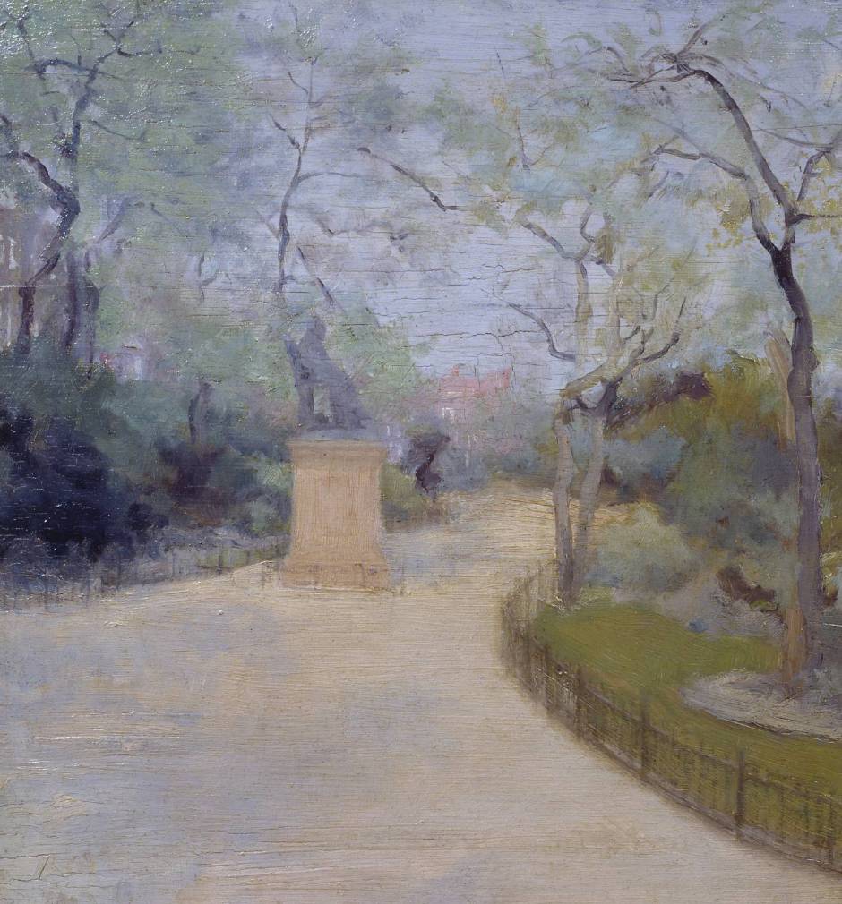 The Gardens, Chelsea Embankment circa 1889 by Paul Maitland 1863-1909