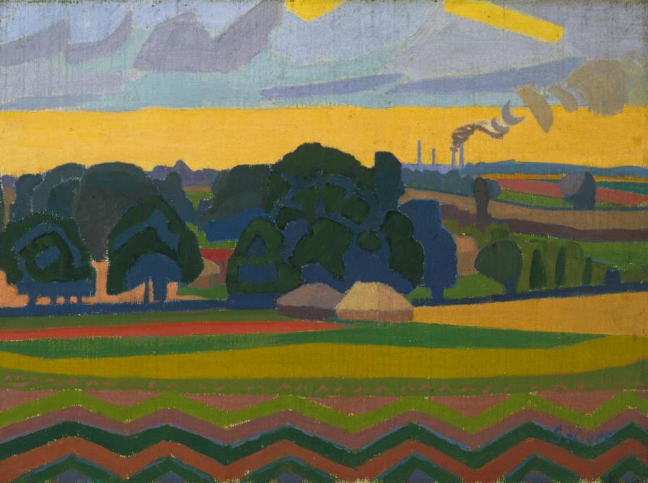 The Beanfield, Letchworth 1912 by Spencer Gore 1878-1914