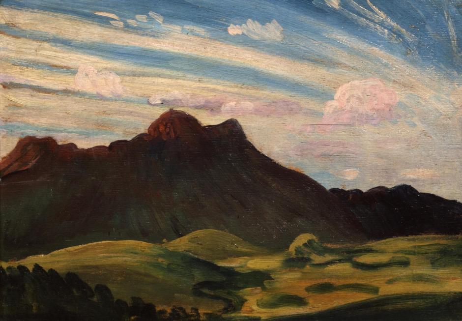 Arenig, Sunny Evening c.1911-2 by James Dickson Innes 1887-1914