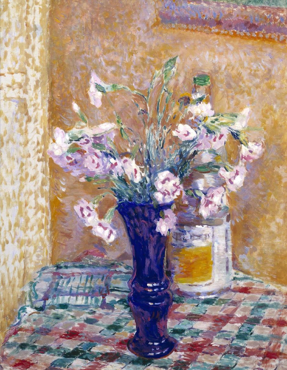 Pinks in a Vase c.1940 by James Bolivar Manson 1879-1945