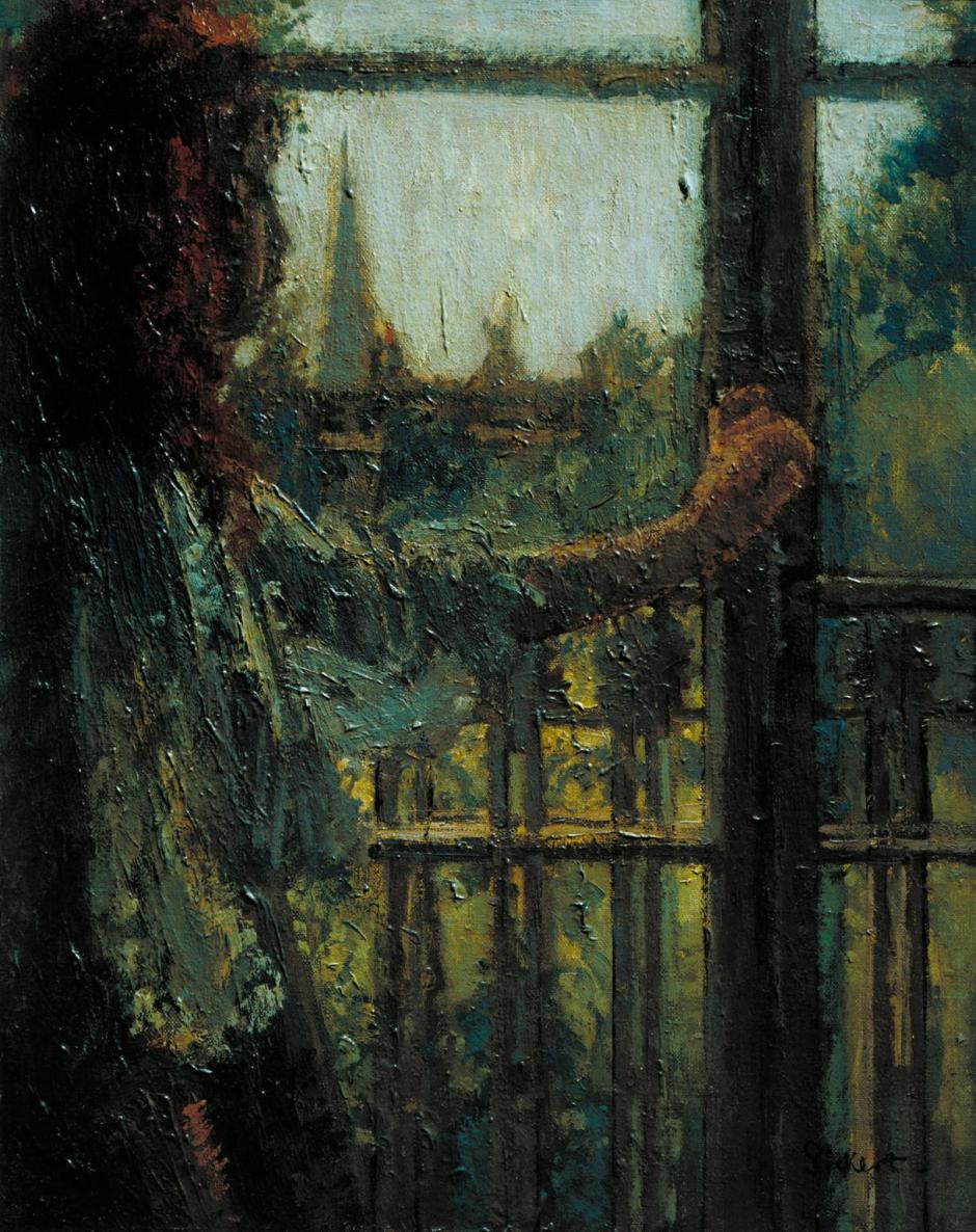 Girl at a Window, Little Rachel 1907 by Walter Richard Sickert 1860-1942