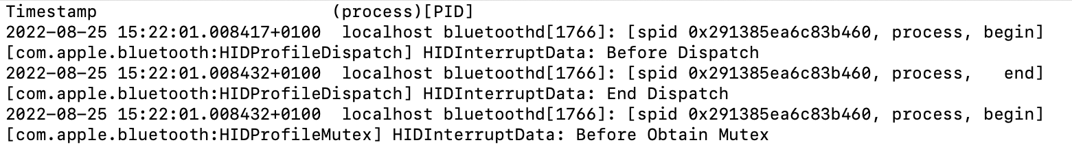 Example Poly B4 Base Syslog Format Unified log structure and available data – The Eclectic Light Company