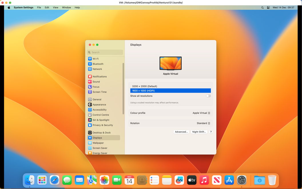 Building and using a macOS 13.1 VM on Apple silicon – The Eclectic
