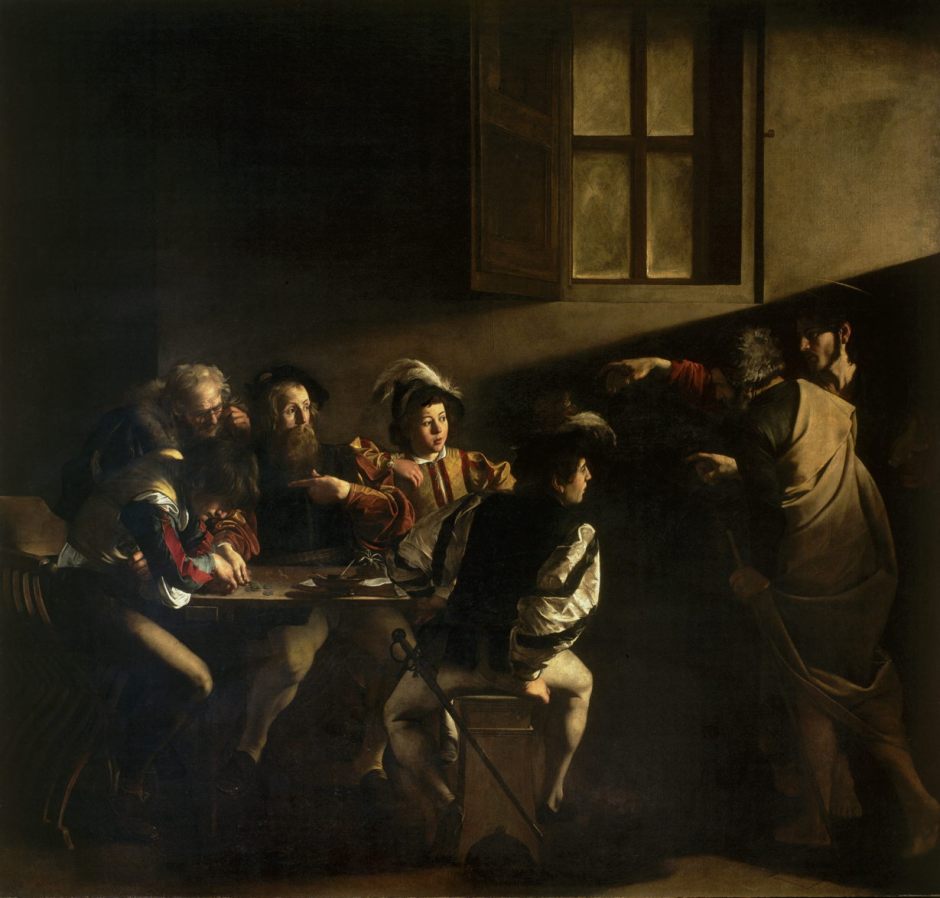 caravaggiocallingsaintmatthew