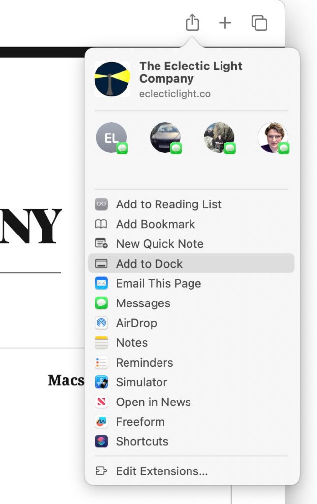 How do Sonoma’s Web Apps work? – The Eclectic Light Company