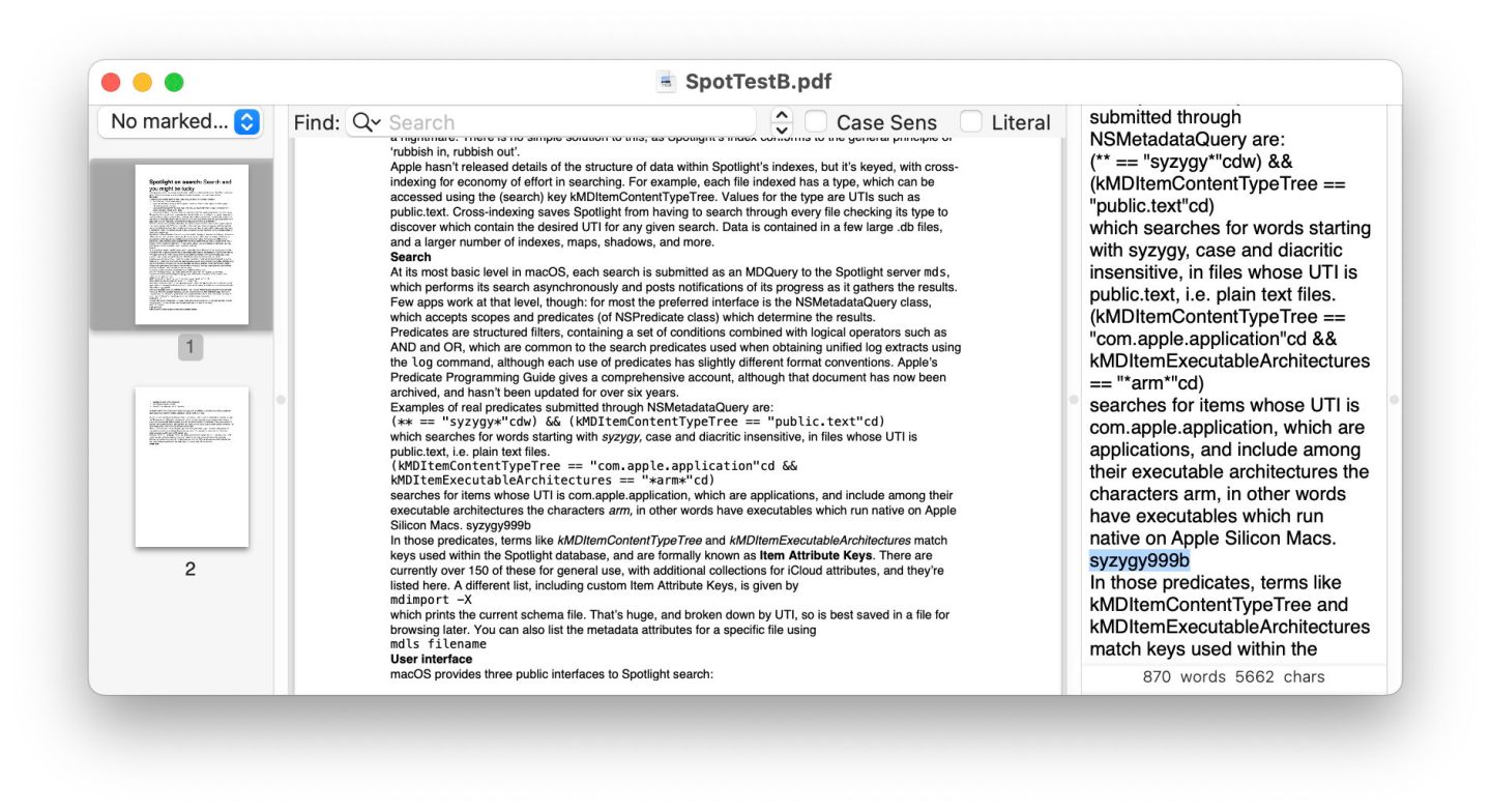 Are your text secrets safe in a PDF or image? – The Eclectic Light Company