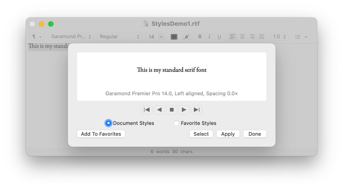 Applying Text Text with style: using styles in TextEdit and beyond – The Eclectic ...