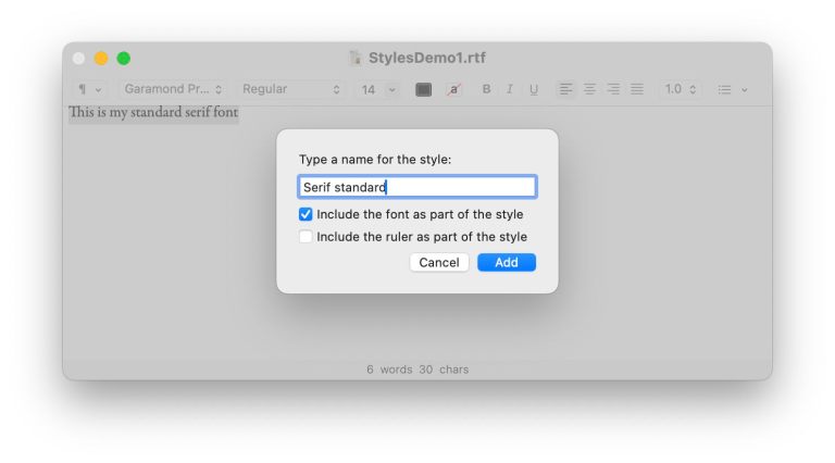 Text with style: using styles in TextEdit and beyond – The Eclectic ...