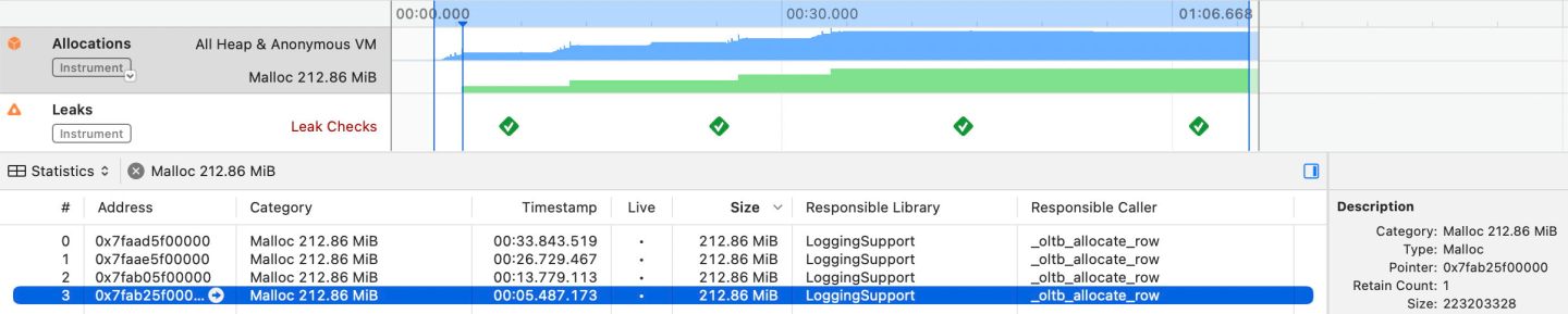 Writing a third-generation log browser using SwiftUI: 3 Lost memory ...