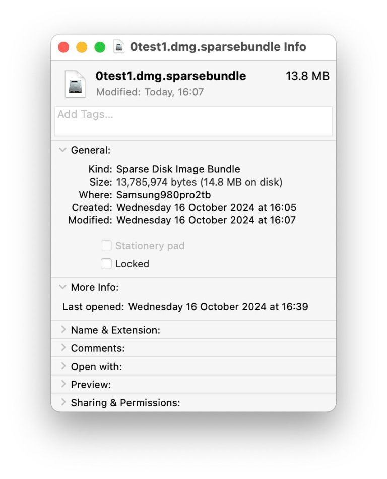 Turn a sparse bundle into a TARDIS: an odd bug in Sequoia – The ...