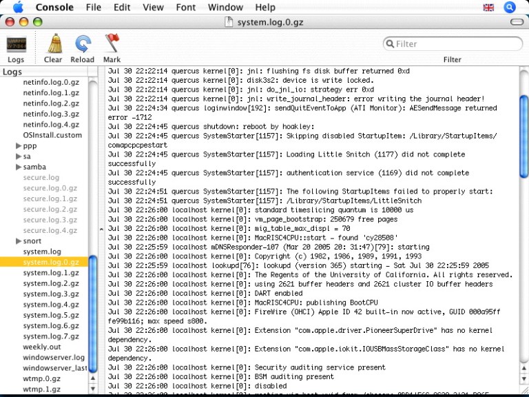 Col Log Inside the Unified Log 1: Goals and architecture – The Eclectic Light ...