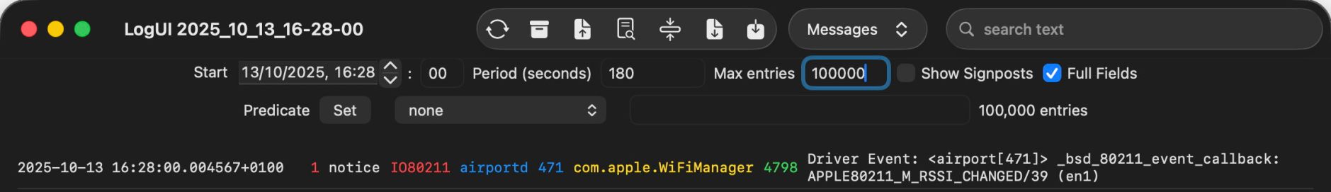 Inside the Unified Log 5: Navigation – The Eclectic Light Company